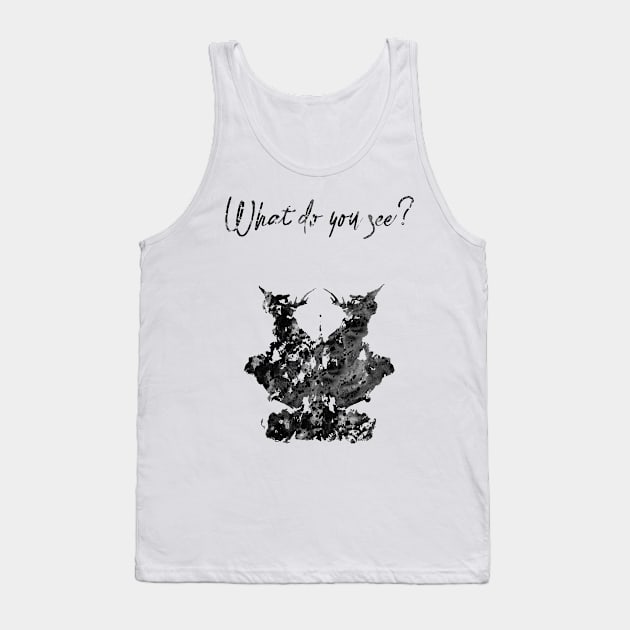 Rorschach inkblot test Tank Top by erzebeth